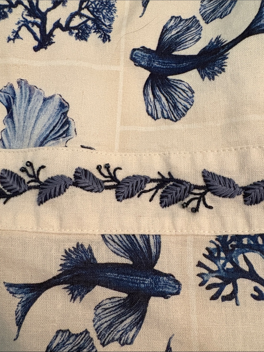 Blue Under the Sea Shell-Print Tiered Maxi Dress - Picture 2 of 11